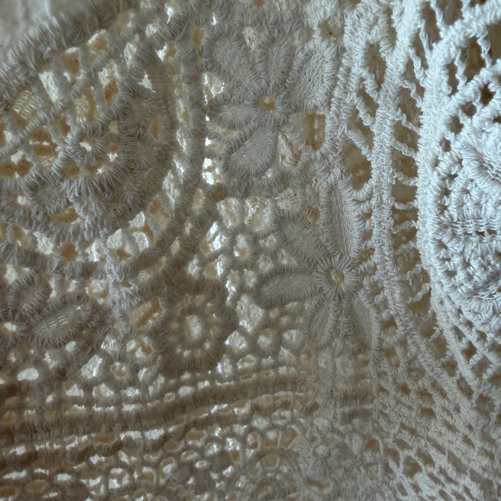 Source Unknown Cream Crochet Maxi Skirt - Picture 4 of 4